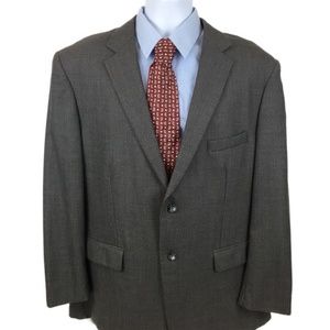 Pronto Uomo Platinum Gray Nailshead Blazer 48R